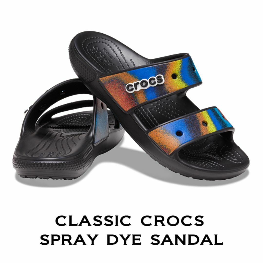 crocs(クロックス)の29cm クロックス クラシック スプレイ ダイ サンダル M11 メンズの靴/シューズ(サンダル)の商品写真