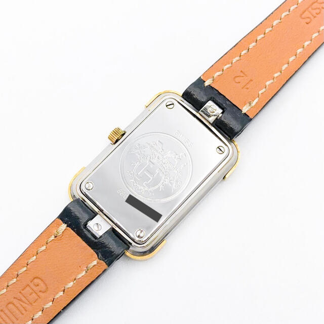 【仕上済/ベルト2色】エルメス クロアジュール コンビ レディース 腕時計