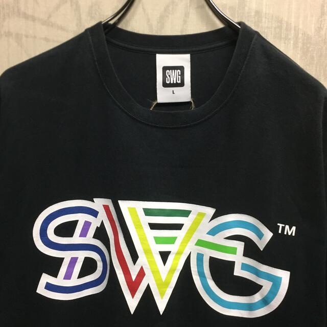 SWAGGER(スワッガー)の【激レア】スワッガー　Tシャツ　半袖　ビッグロゴ　ブラック メンズのトップス(Tシャツ/カットソー(半袖/袖なし))の商品写真