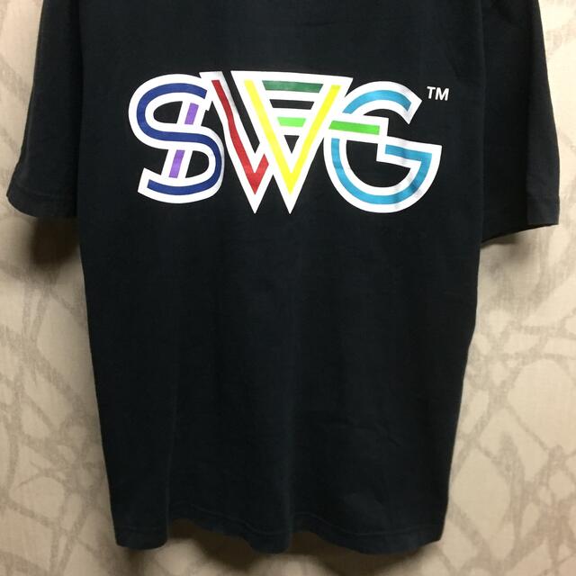 SWAGGER(スワッガー)の【激レア】スワッガー　Tシャツ　半袖　ビッグロゴ　ブラック メンズのトップス(Tシャツ/カットソー(半袖/袖なし))の商品写真