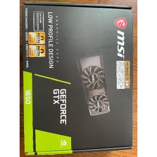 MSI GEFORCE GTX 1650 4GT LP(PCパーツ)