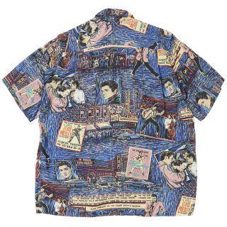 Reyn Spooner - 希少☆ELVIS PRESLEY☆REYN SPOONER☆90s アロハシャツ
