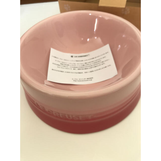 LE CREUSET(ルクルーゼ)のル・クルーゼ　ペットボウル　M ナチュラルピンク その他のペット用品(その他)の商品写真