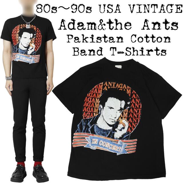 ★美品★Adam & the Ants★80s-90s★パキ綿 バンドTシャツ★