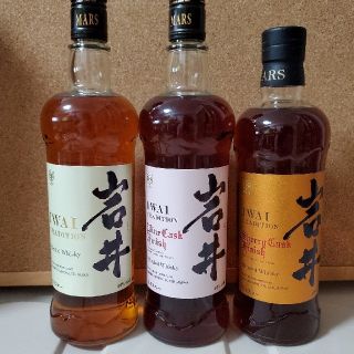 マース(MARS)のマルス　本坊酒造　岩井　三種セット　シェリー　ワイン(ウイスキー)