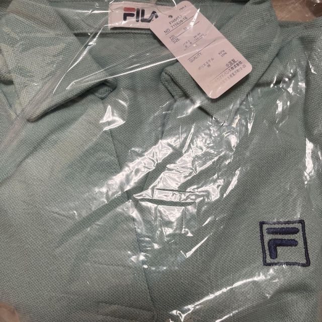 FILA(フィラ)の♦︎新品♦︎ ＜ＦＩＬＡ＞鹿の子チュニックポロシャツ　ミント　L レディースのトップス(ポロシャツ)の商品写真