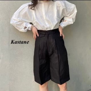 カスタネ(Kastane)の新品 Kastane チンツ加工ハーフパンツ(ハーフパンツ)