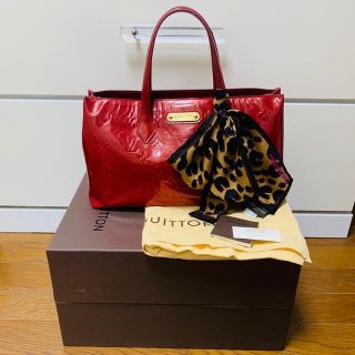 ルイヴィトン(LOUIS VUITTON)のLouis Vuitton ルイヴィトン　ヴェルニ　バッグ　スカーフ　セット(ハンドバッグ)