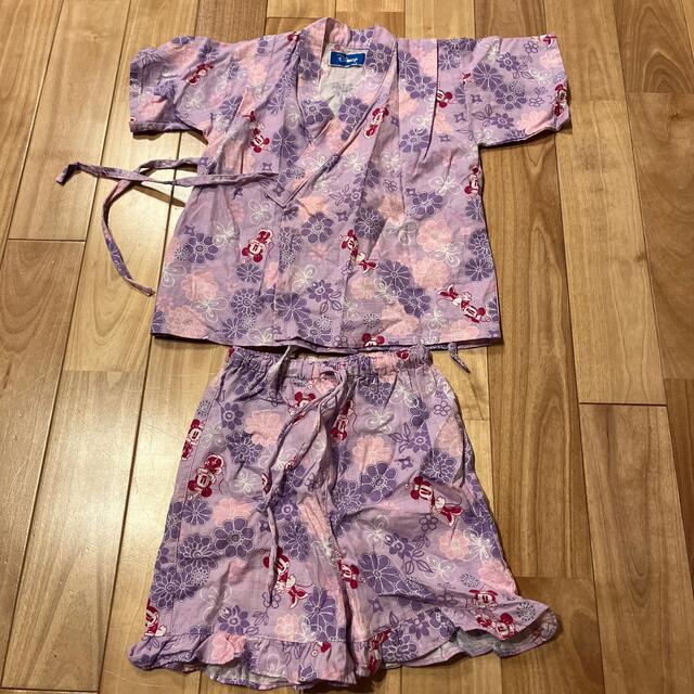 ディズニー甚平　 キッズ/ベビー/マタニティのキッズ服女の子用(90cm~)(甚平/浴衣)の商品写真