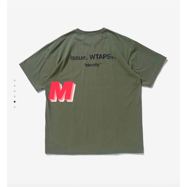 W)taps(ダブルタップス)のWTAPS IDENTITY SS COTTON OLIVE DRAB M  メンズのトップス(Tシャツ/カットソー(半袖/袖なし))の商品写真