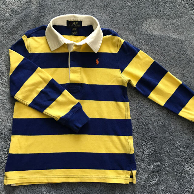 POLO RALPH LAUREN(ポロラルフローレン)の110cm ラルフローレン　男の子キッズ子供　長袖ポロシャツ　トップス キッズ/ベビー/マタニティのキッズ服男の子用(90cm~)(Tシャツ/カットソー)の商品写真