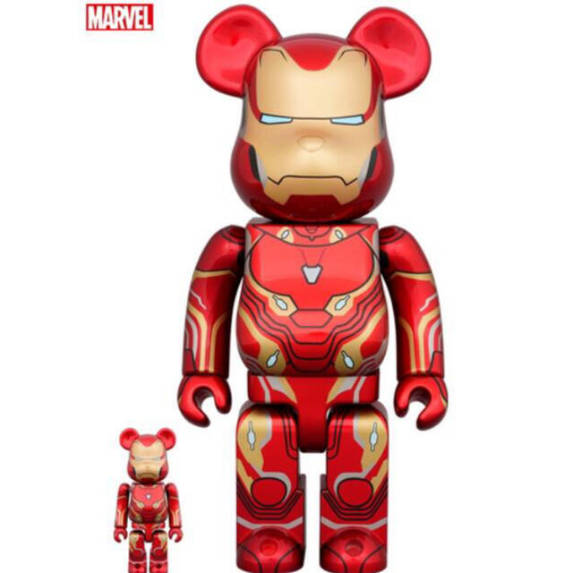 おもちゃ/ぬいぐるみBE@RBRICK IRON MAN MARK 50 100％ & 400％