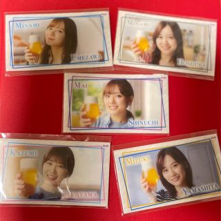 乃木坂46  オリジナルミニマルチケース　5枚セット(アイドルグッズ)