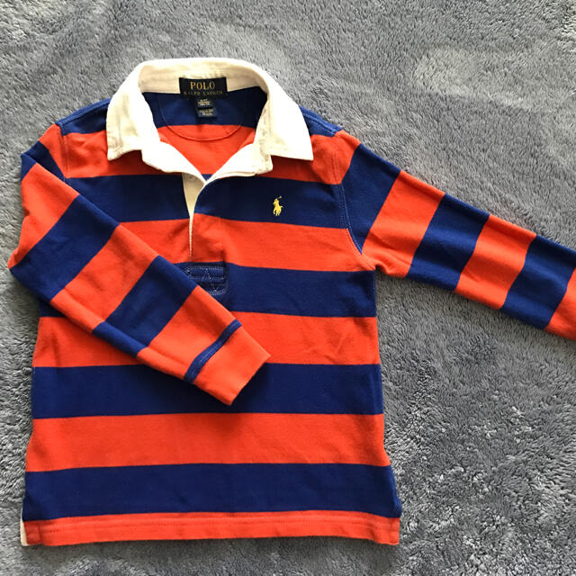 POLO RALPH LAUREN(ポロラルフローレン)の110cm ラルフローレン　男の子キッズ子供　長袖ポロシャツ　トップス キッズ/ベビー/マタニティのキッズ服男の子用(90cm~)(Tシャツ/カットソー)の商品写真