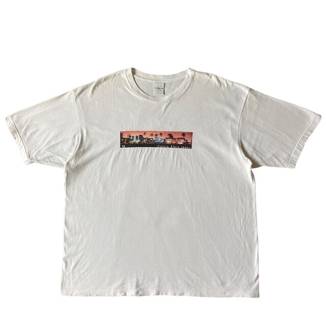 Calvin Klein(カルバンクライン)の90s Calvin Klein Tシャツ 古着 ビンテージ XL 美品 レア メンズのトップス(Tシャツ/カットソー(半袖/袖なし))の商品写真