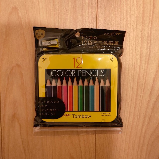 トンボ鉛筆(トンボエンピツ)のトンボ　12色ミニ色鉛筆 エンタメ/ホビーのアート用品(色鉛筆)の商品写真