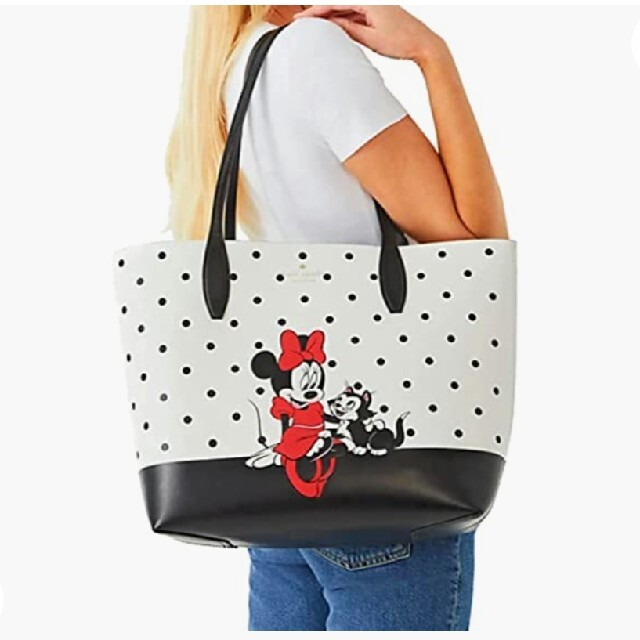 kate spade new york(ケイトスペードニューヨーク)の値下【新品】ケイトスペード リバーシブルトートバッグ ミニーマウス ハワイ購入品 レディースのバッグ(トートバッグ)の商品写真