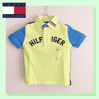 トミーヒルフィガー(TOMMY HILFIGER)の【100&120サイズ新品】2点セットTOMMY キッズ服ポロシャツ（イエロー）(Tシャツ/カットソー)