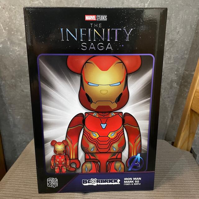 BE@RBRICK IRON MAN MARK 50 100％ & 400％