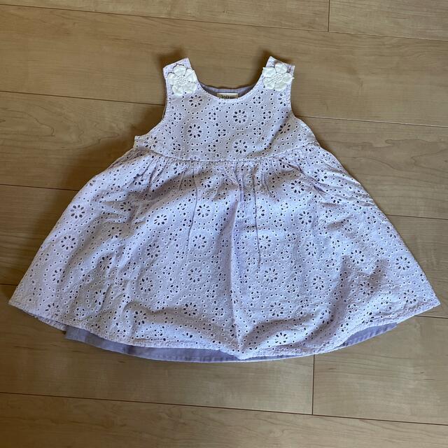 kid’s zoo(キッズズー)のキッズズー　95サイズ　ワンピース キッズ/ベビー/マタニティのキッズ服女の子用(90cm~)(ワンピース)の商品写真