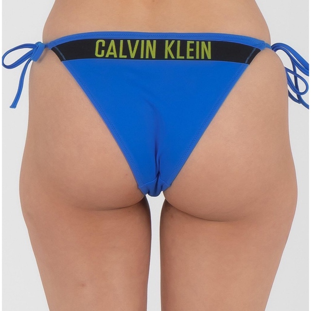 Calvin Klein(カルバンクライン)の新品タグ付き カルバンクライン ロゴ セパレート ビキニ ブルー 水着 レディースの水着/浴衣(水着)の商品写真