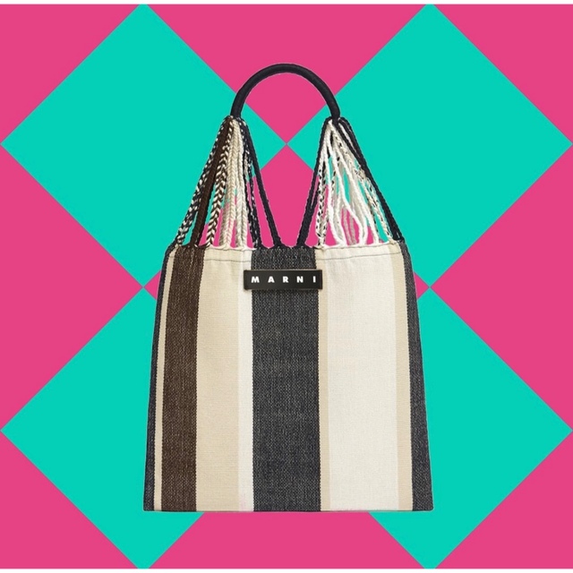 Marni - 【正規品】MARNI MARKET マルニ ハンモックバッグ アイボリー