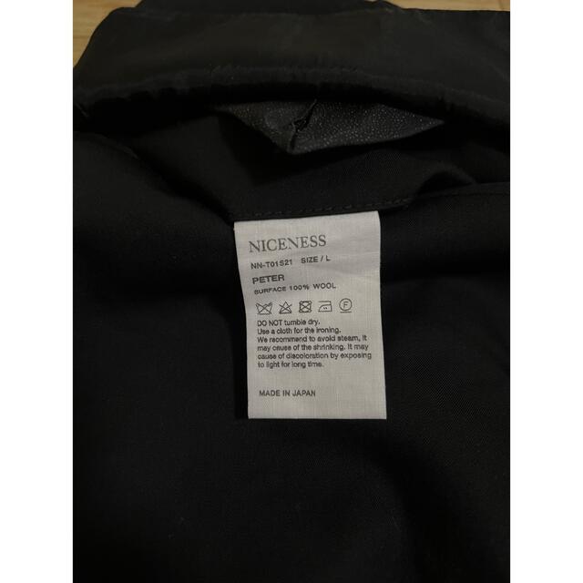 NICENESS PETER BLACK サイズL 21ss メンズのパンツ(スラックス)の商品写真