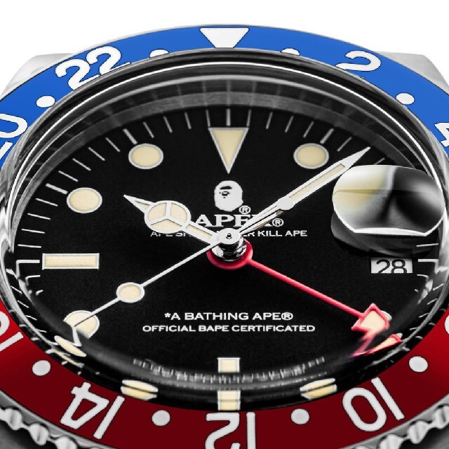 A BATHING APE(アベイシングエイプ)の最安未開封 BAPE CLASSIC BAPEX®  TYPE2 マルチカラー メンズの時計(腕時計(アナログ))の商品写真