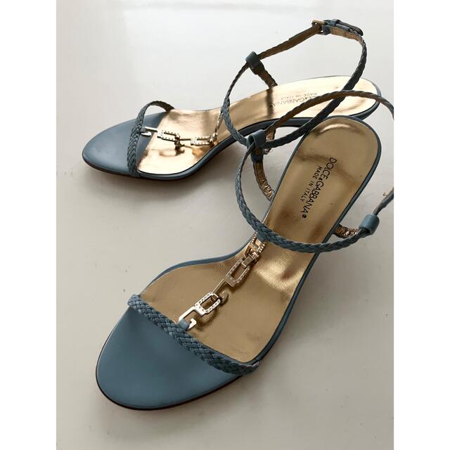 DOLCE&GABBANA - DOLCE & GABBANA DGラインストーン サンダルの通販 by ぷりんの家|ドルチェアンドガッバーナ