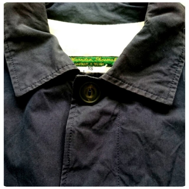 Paul Harnden(ポールハーデン)の超名作 Paul Harnden ポールハーデン 英国製 コート ネイビー XS メンズのジャケット/アウター(ステンカラーコート)の商品写真