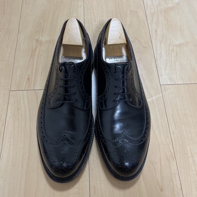 j.m.weston576 ロングウイングチップ