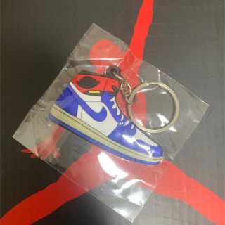 ナイキ(NIKE)のエアジョーダン1 ユニオン union 青ストームブルー AJ1 キーホルダー(キーホルダー)