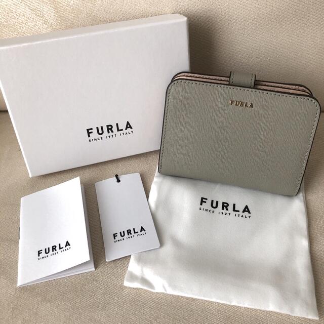 付属品全て有り★新品 FURLA 2021年秋冬新作 バビロン ブルーベージュ