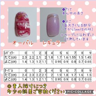 【★No.7】ネイルチップ オーバル型 赤マーブル コスメ/美容のネイル(つけ爪/ネイルチップ)の商品写真