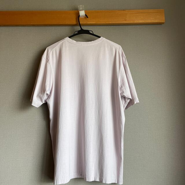 UNIQLO(ユニクロ)の【USED】スーピマコットンリラックスフィットクルーＴ M PINK メンズのトップス(Tシャツ/カットソー(半袖/袖なし))の商品写真