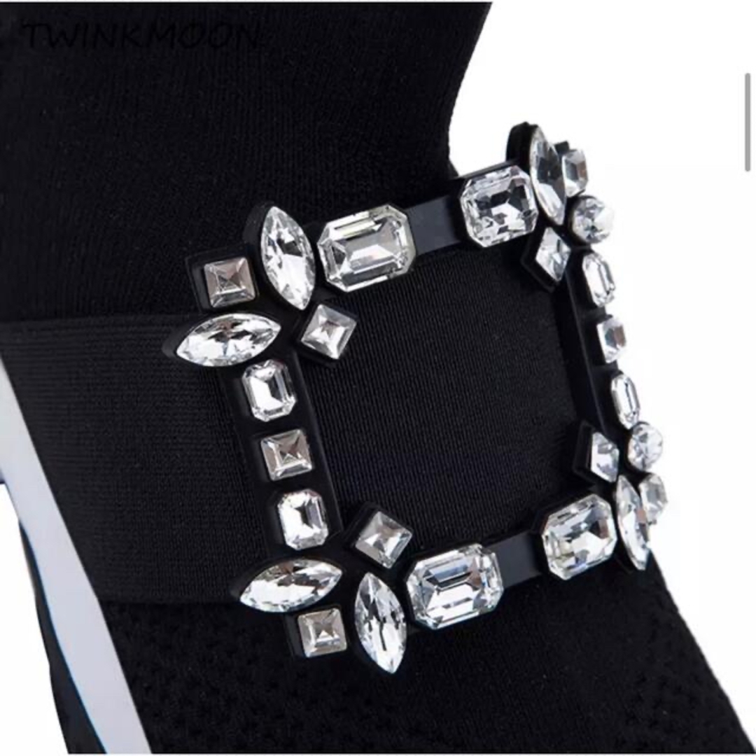 ROGER VIVIER - ビジュースニーカー 厚底 ニット ロジェ ROGER VIVIER - ビジュースニーカー 厚底 ニット ロジェ