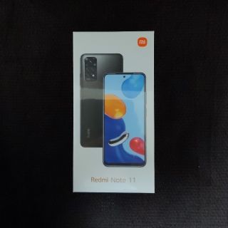 アンドロイド(ANDROID)のXiaomi Redmi Note11 グラファイトグレー 新品未開封品(スマートフォン本体)