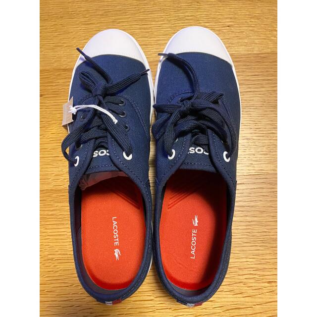 LACOSTE - 【新品未使用】ラコステ スニーカー ネイビー ホワイト