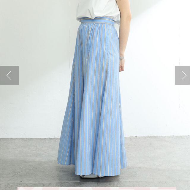 IENA(イエナ)のPAL CLOSET_パルクローゼットストライプマキシスカート レディースのスカート(ロングスカート)の商品写真