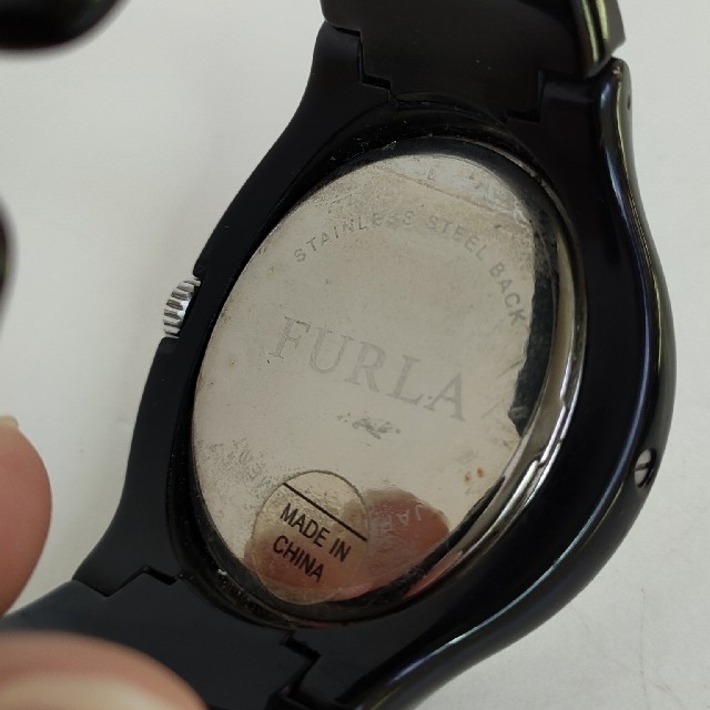 Furla(フルラ)のジャンク　FURLA　フルラ　腕時計 ブラック　ブレスレット　バングル レディースのファッション小物(腕時計)の商品写真