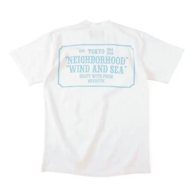 WIND AND SEA(ウィンダンシー)のL 白 NEIGHBORHOOD WIND AND SEA Tシャツ メンズのトップス(Tシャツ/カットソー(半袖/袖なし))の商品写真