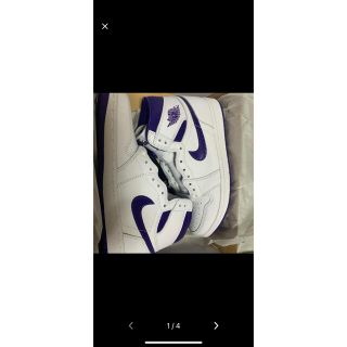 ナイキ(NIKE)のNIKE AIR JORDAN1 HIGH OG COURT PURPLE(スニーカー)