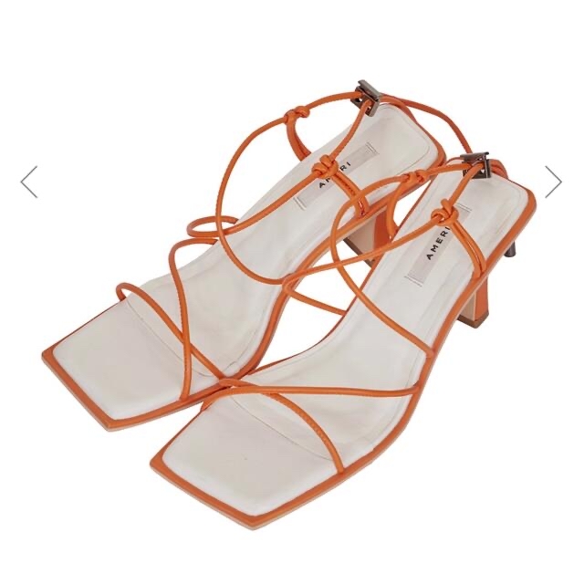 新品 ameri TUBE STRAP COLOR SANDAL-