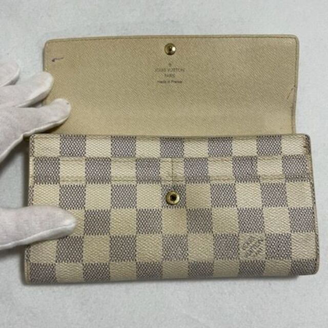 LOUIS VUITTON(ルイヴィトン)のルイヴィトン　ダミエアズール　ポルトフォイユサラ A100 レディースのファッション小物(財布)の商品写真