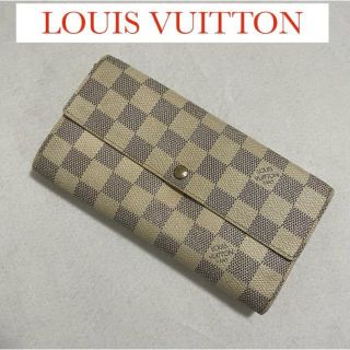 ルイヴィトン(LOUIS VUITTON)のルイヴィトン　ダミエアズール　ポルトフォイユサラ A100(財布)