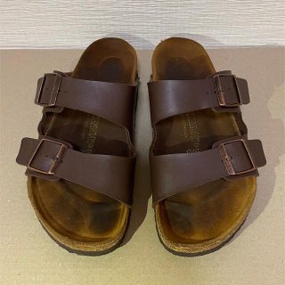 ビルケンシュトック(BIRKENSTOCK)のメンズ　ビルケンシュトック　ブラウン　サンダル　27cm(サンダル)