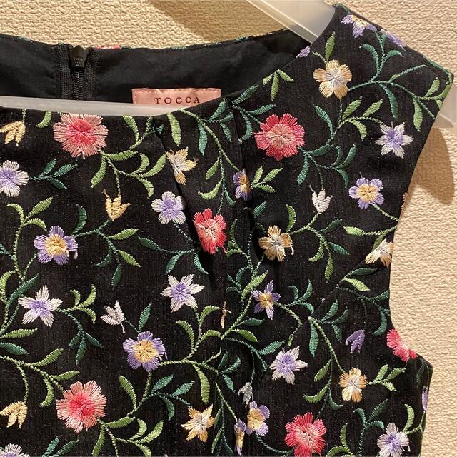TOCCA - TOCCA 2020 トッカ FLOWER FRIENDS ドレス ブラック0の TOCCA - TOCCA 2020 トッカ FLOWER FRIENDS ドレス ブラック0の