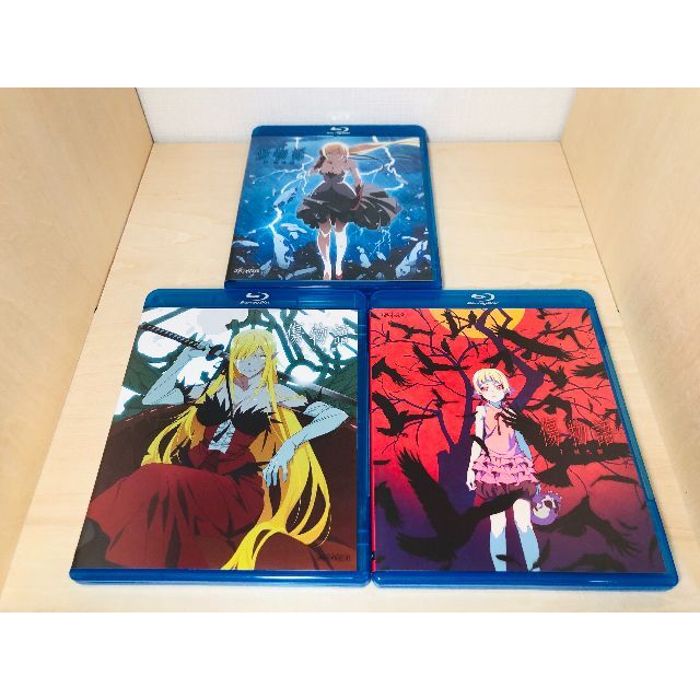 売れ筋】 Blu-ray 傷物語 全3巻セット 通常版 (物語シリーズ) アニメ