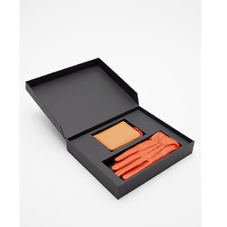 ザラ(ZARA)のZARA　レザーグローブ　ウォレット　セット　オレンジ　手袋　プレゼント　財布(財布)