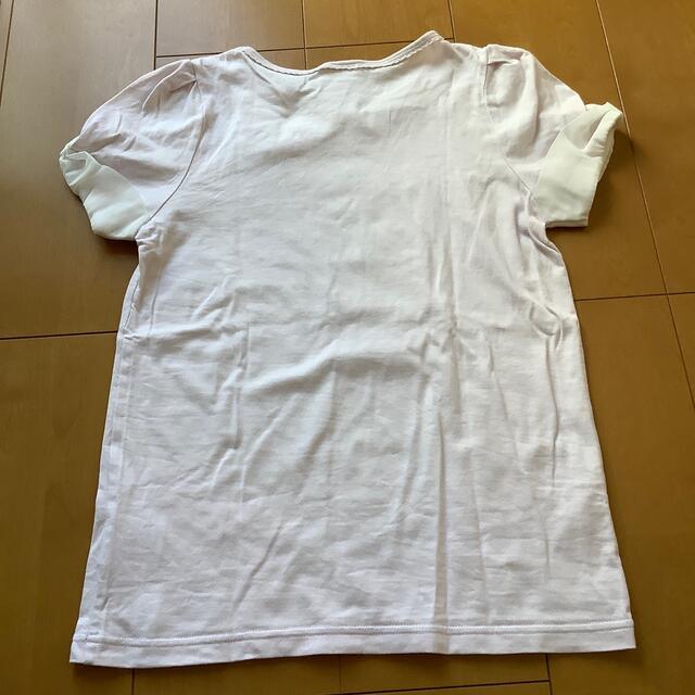 mezzo piano junior(メゾピアノジュニア)のmezzo piano メゾピアノ　半袖Tシャツ　L(160) キッズ/ベビー/マタニティのキッズ服女の子用(90cm~)(Tシャツ/カットソー)の商品写真